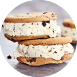 Sandwiches de helado